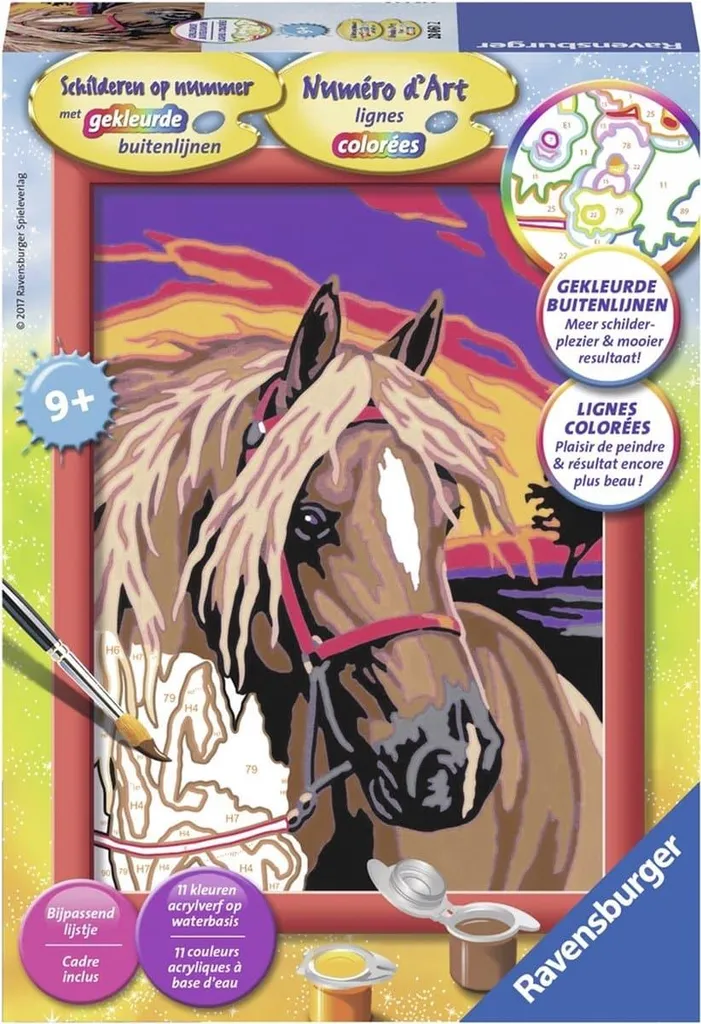 Peinture par numéros Cheval de rêve - Peindre facilement sans déborder