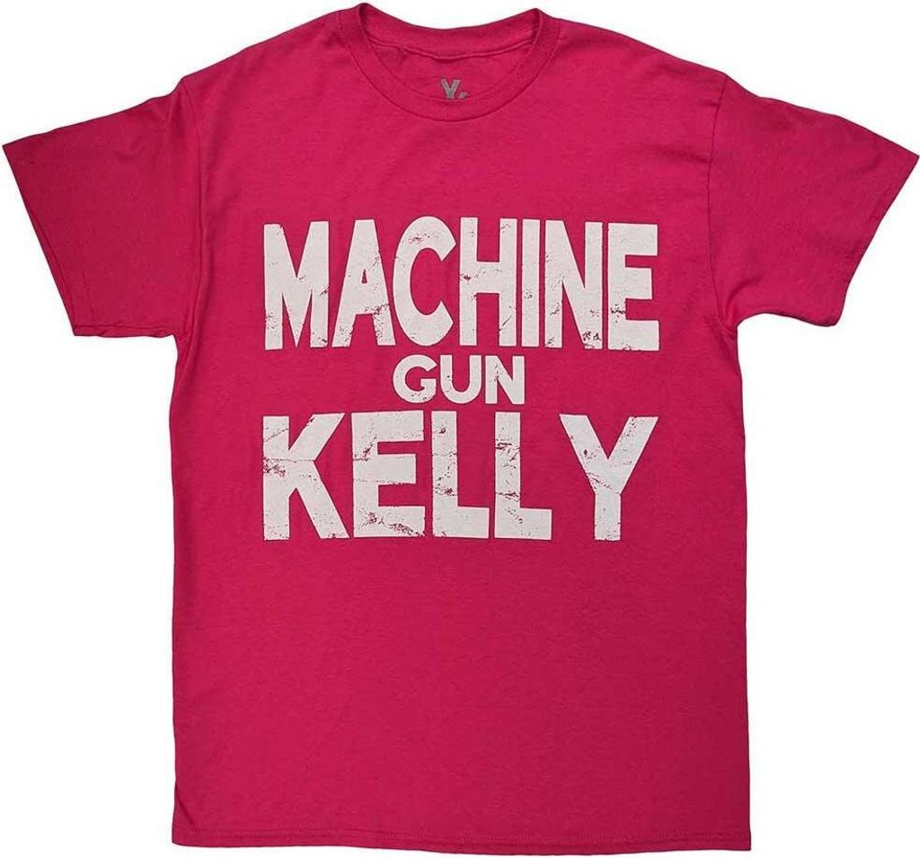 Machine Gun Kelly - T-Shirt für Herren/Damen Uni RO12211 (XL) (Pink)