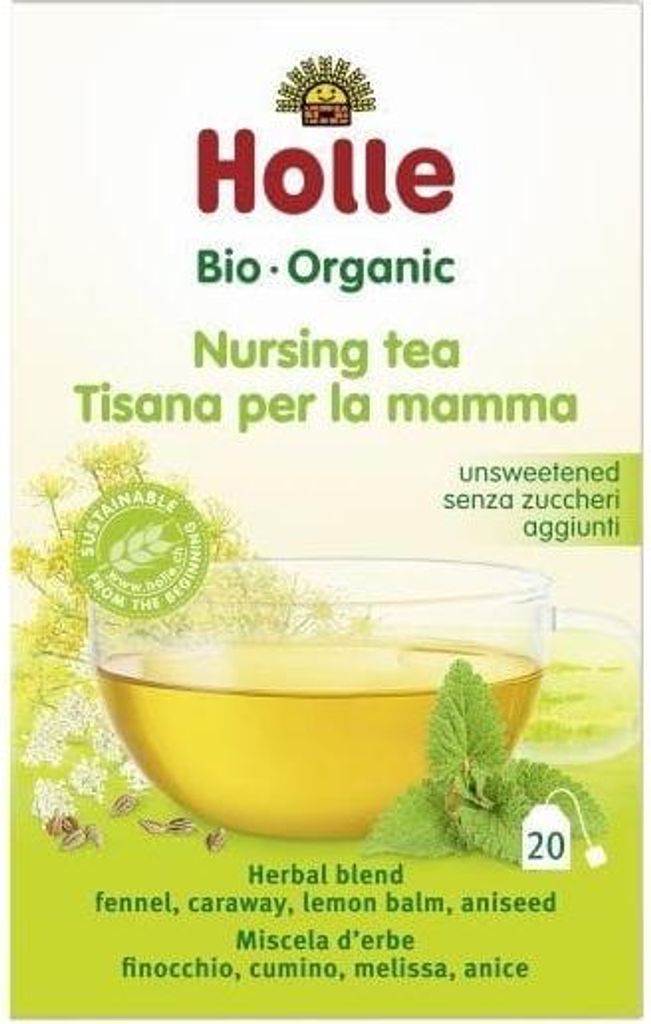 HERBATKA DLA MATEK KARMIĄCYCH BIO (20 x 1,5 g) 30 g - HOLLE