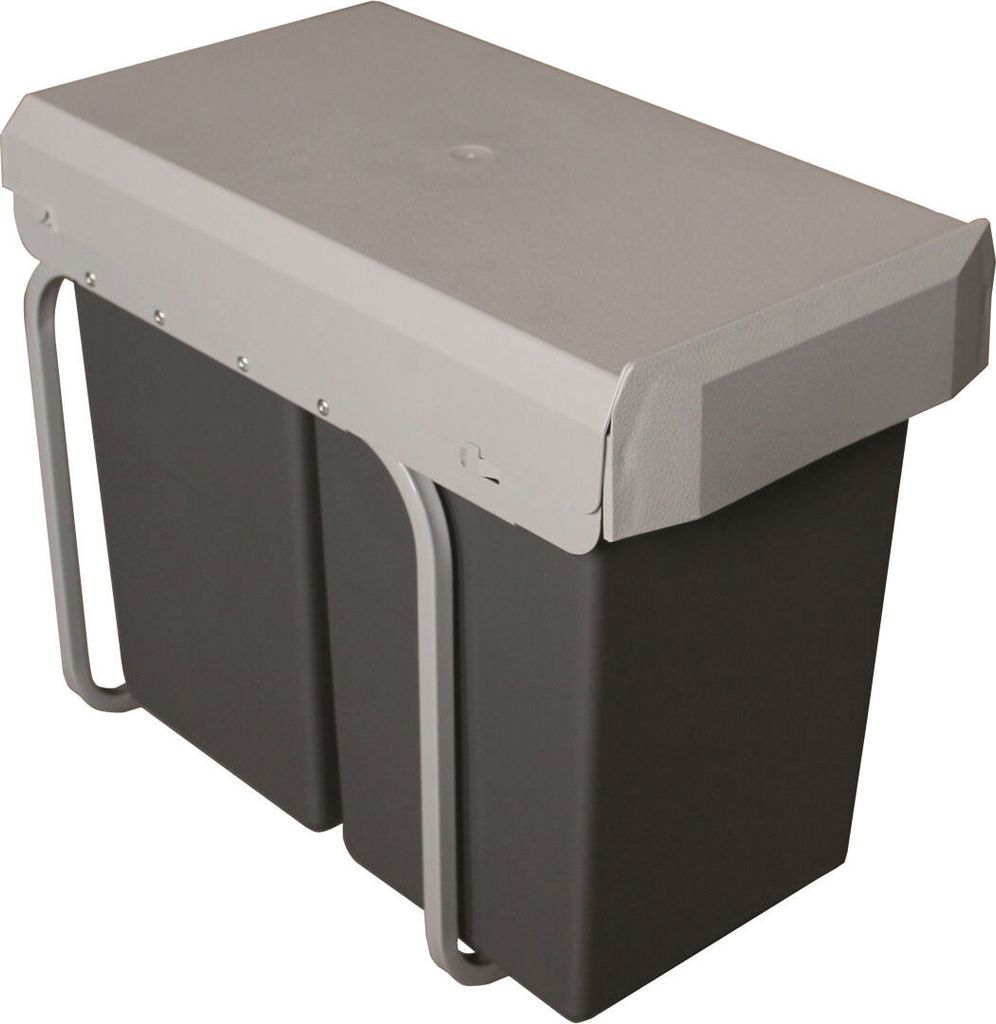 Victory Double Man 2x14L Alugrau/Anthrazit Gestell alugrau, Eimer Anthrazit