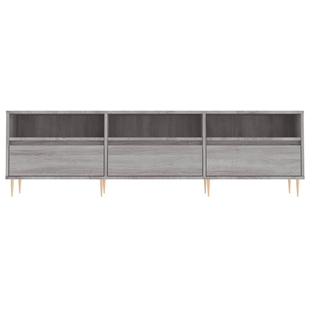 Mobile TV vidaXL 150x30 cm Grigio Sonoma | Offerta Arredo Casa - 6