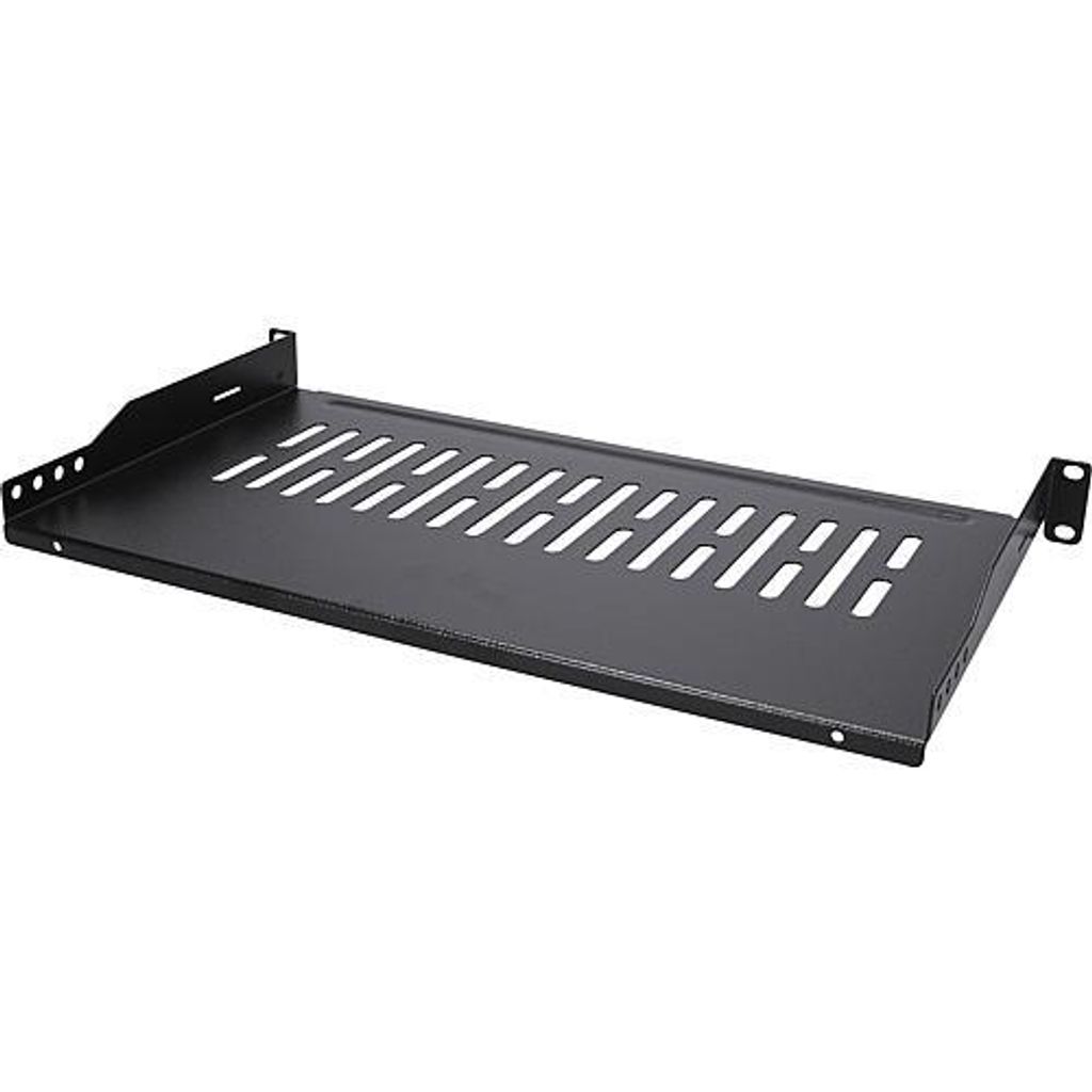 EFB 19" 1HE Fachboden,tiefenverst.,T=250 mm,max. 10 kg,sw