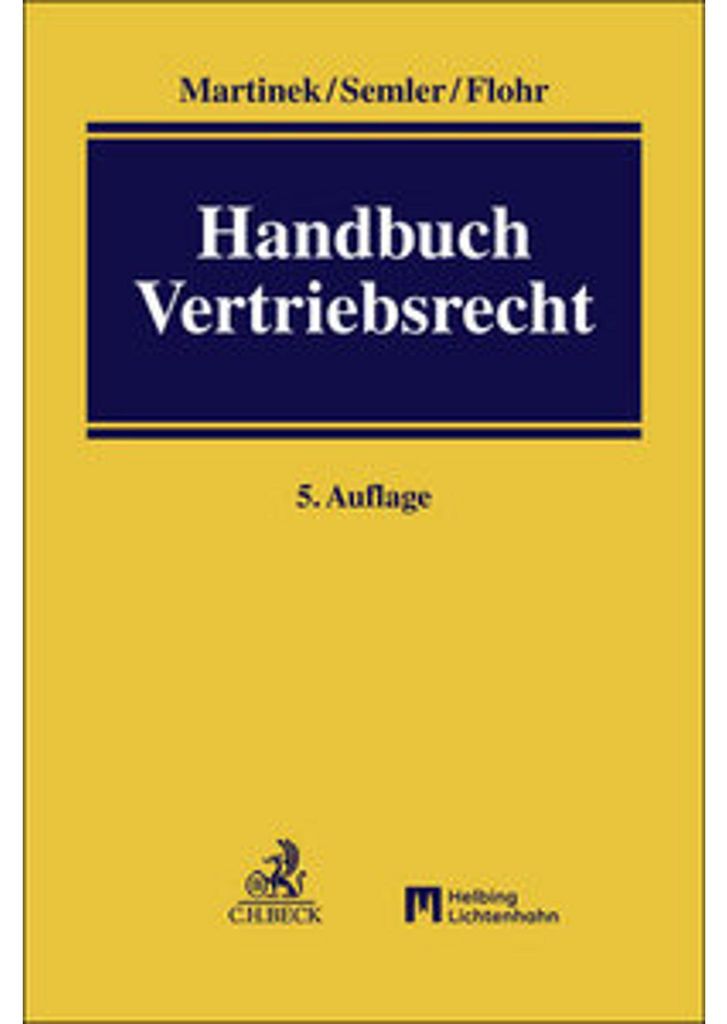 Handbuch Vertriebsrecht