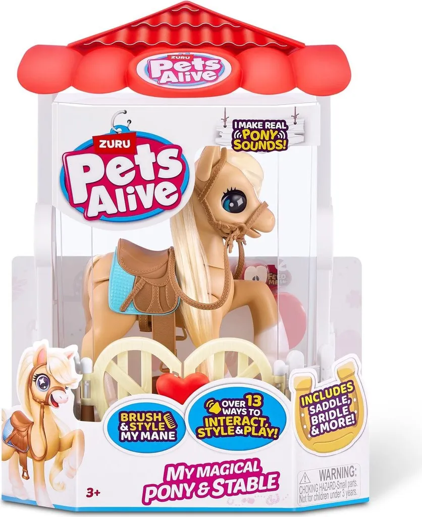 Ensemble de jeu poney robotisé interactif : le cadeau d'anniversaire idéal