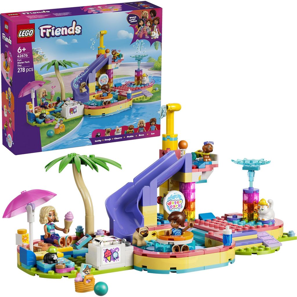 LEGO Friends Zábavný deň v aquaparku, Stavebnica, 6 rok / Obrázok produktu 