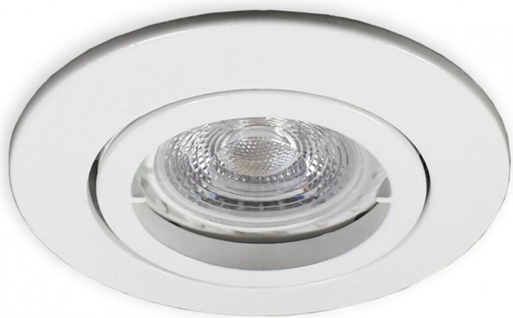 C-Light 5 x 3W LED Spot Set 12V weiss für 68 mm Lochbohrung warmweiss