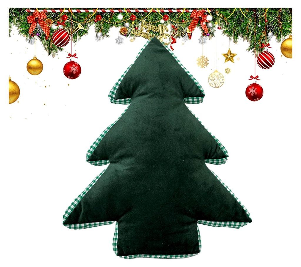 Dekoratives Kissen für die Weihnachtszeit – Kissen für den Winter | Weihnachtsdekoration weich – für Büro, Schule, Zuhause, Bauernhof, Apar...