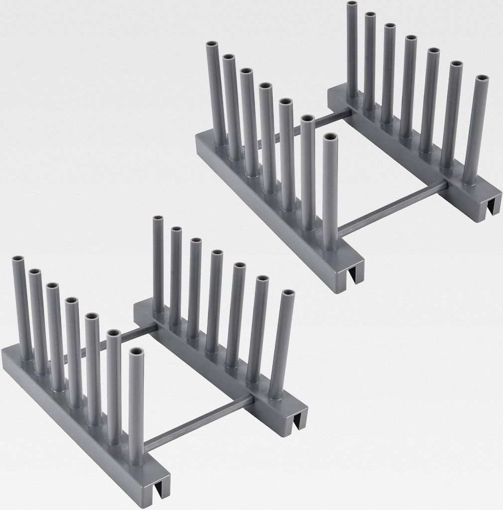 2 Stück Topf-Geschirrdeckel-Regal, ABS-Plattenständer, Topfdeckel-Organizer, Ständer, Abtropfgestell, Aufbewahrung, Schrank, Regal, Organizer, Grau