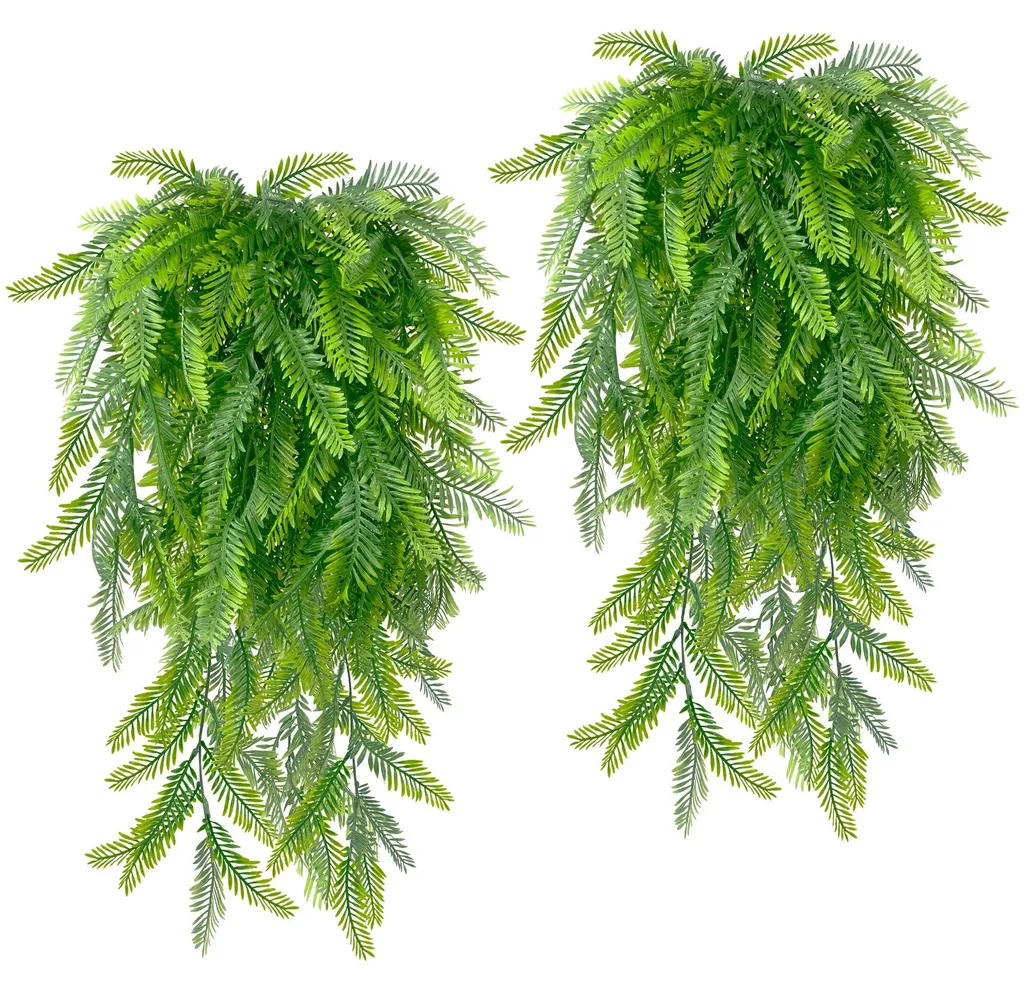 8 Plantes Artificielles Extérieures Anti-UV pour Balcon et Terrasse