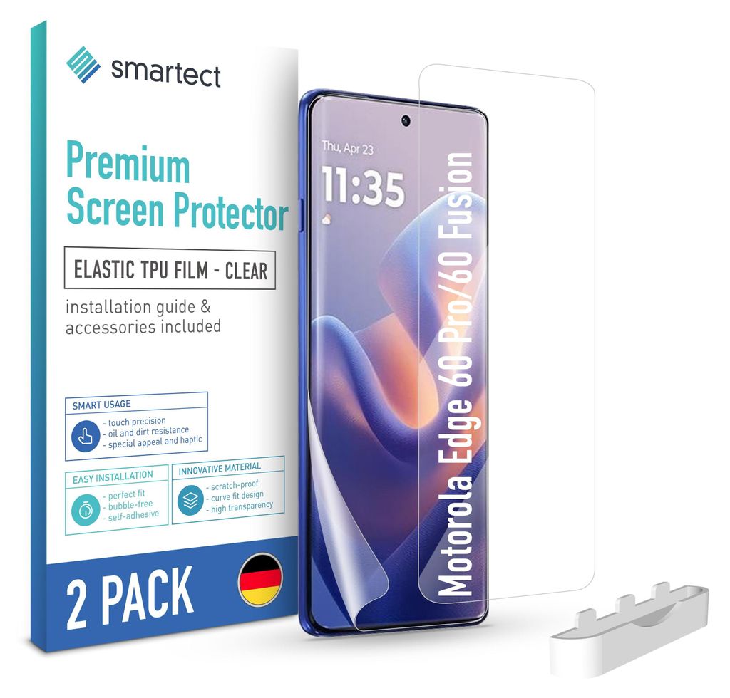 2x TPU Schutzfolie für Motorola Edge 60 Pro/ 60 Fusion Displayschutz Panzerfolie
