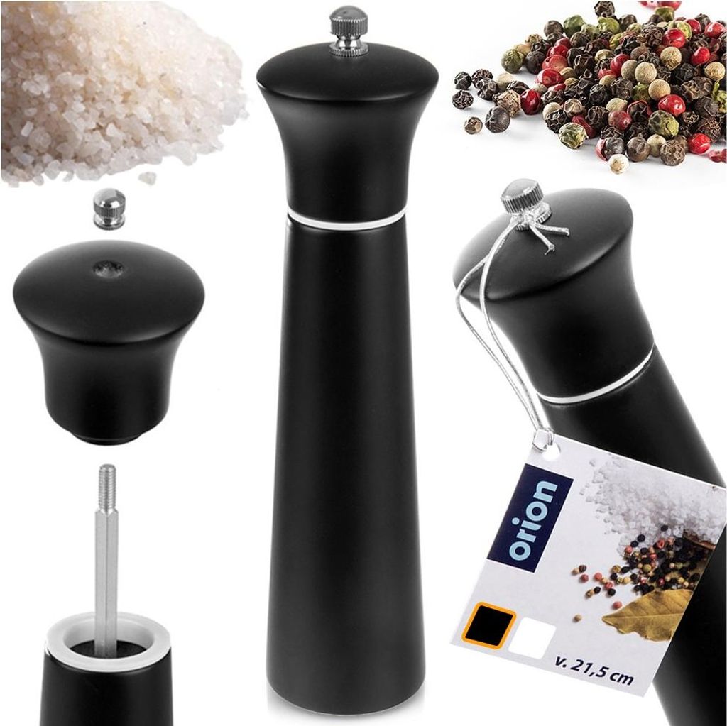 Orion | Mlynček na korenie - Čierny - 21,5 cm - Obrázok produktu 