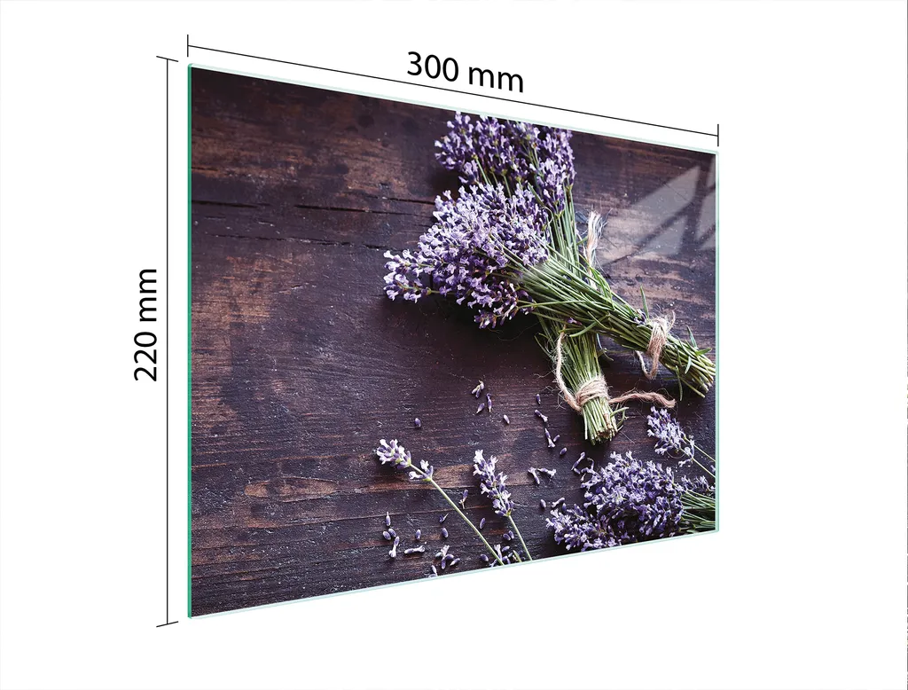 Tagliere Copriforno 30x22 cm Legno di Lavanda | Multiglass Design - 2