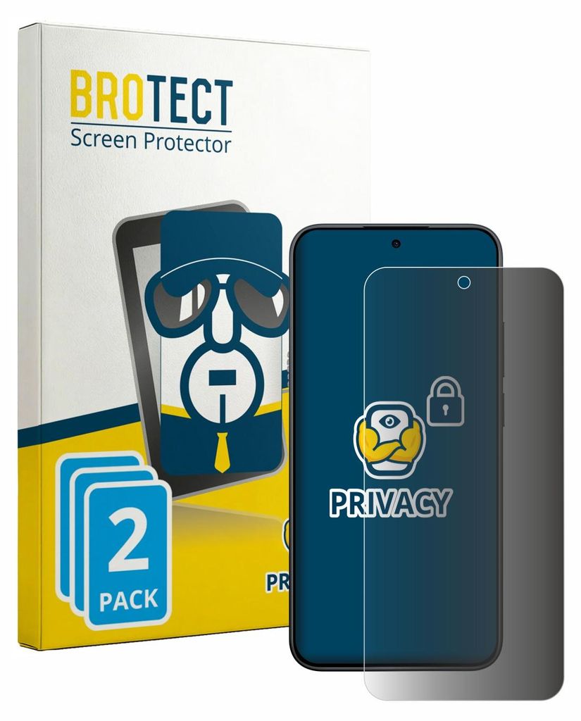 2x BROTECT Sichtschutzfolie für Xiaomi Redmi Note 15 Pro 5G Produktbild 