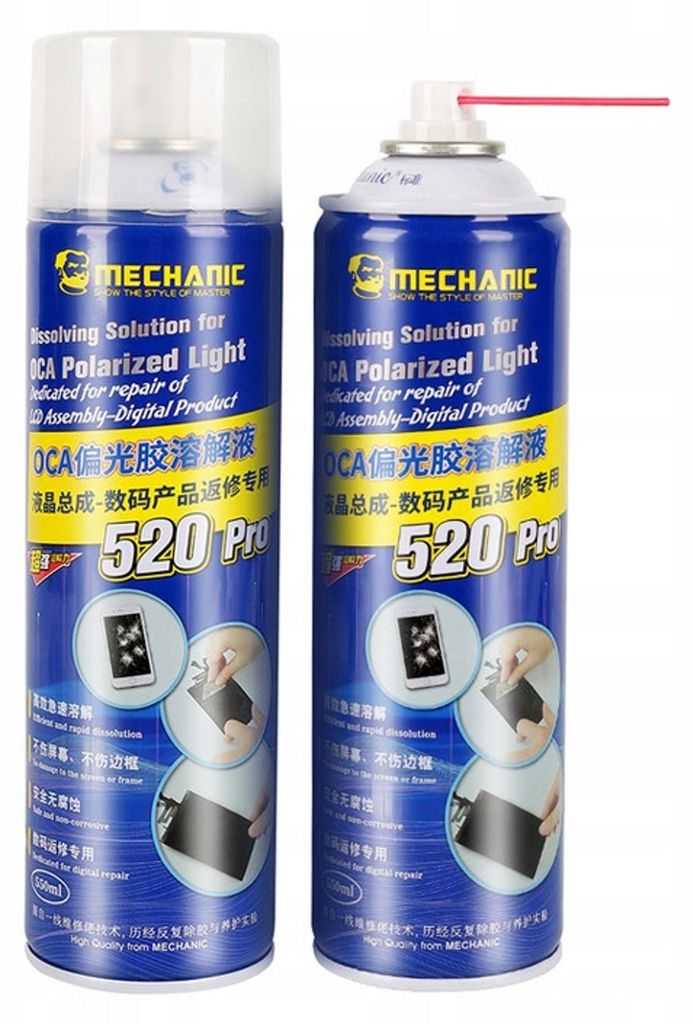 Mechanic 520 Pro – OCA-Kleber Reiniger | 550 ml, sicher für Produktbild 