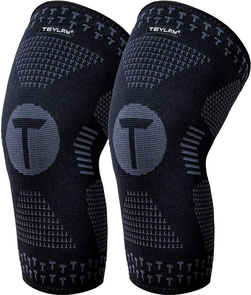 Teylam Kniebandage für Männer/Damen 2er set, Medizinisches knieschoner für Meniskusriss, Arthritis, ACL, Kompression bandage knie für Basketbal...