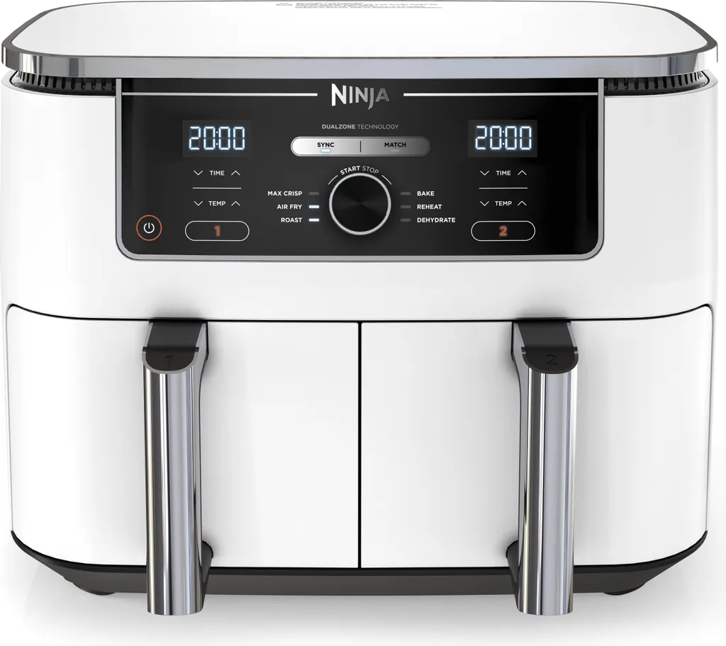 Ninja AF400EUWH Air Fryer : Cuisinez Sain et Vite pour 8 Personnes