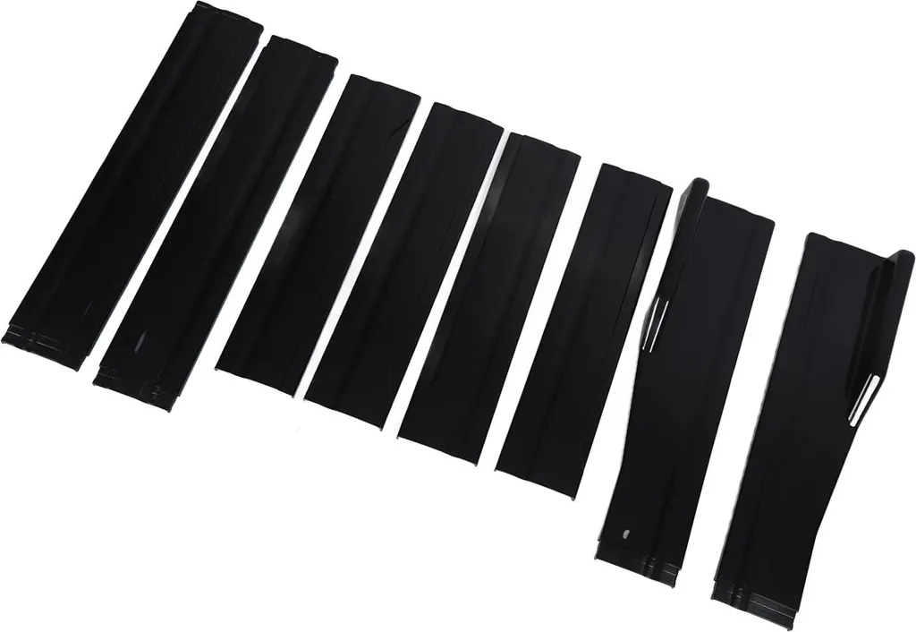 Panneau Rocker de style sportif 78,7 pouces lèvre universelle noire