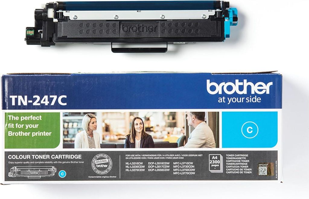 Tonerová kazeta Brother TN-247C 1 kus(y) originálnej Obrázok produktu 