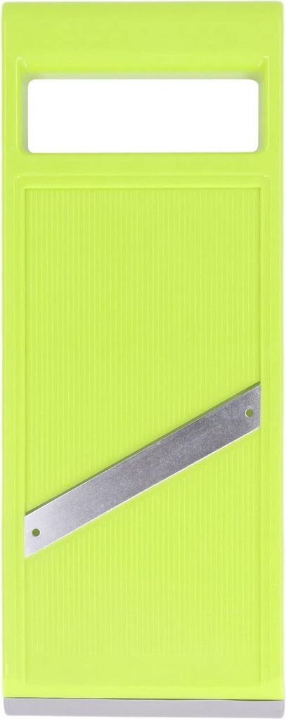 Edelstahl Mandoline Gemüseschneider - Praktischer Küchenhacker für Gemüse, Obst und Käse - Gemüsechips Maker mit ergonomischem Handgriff