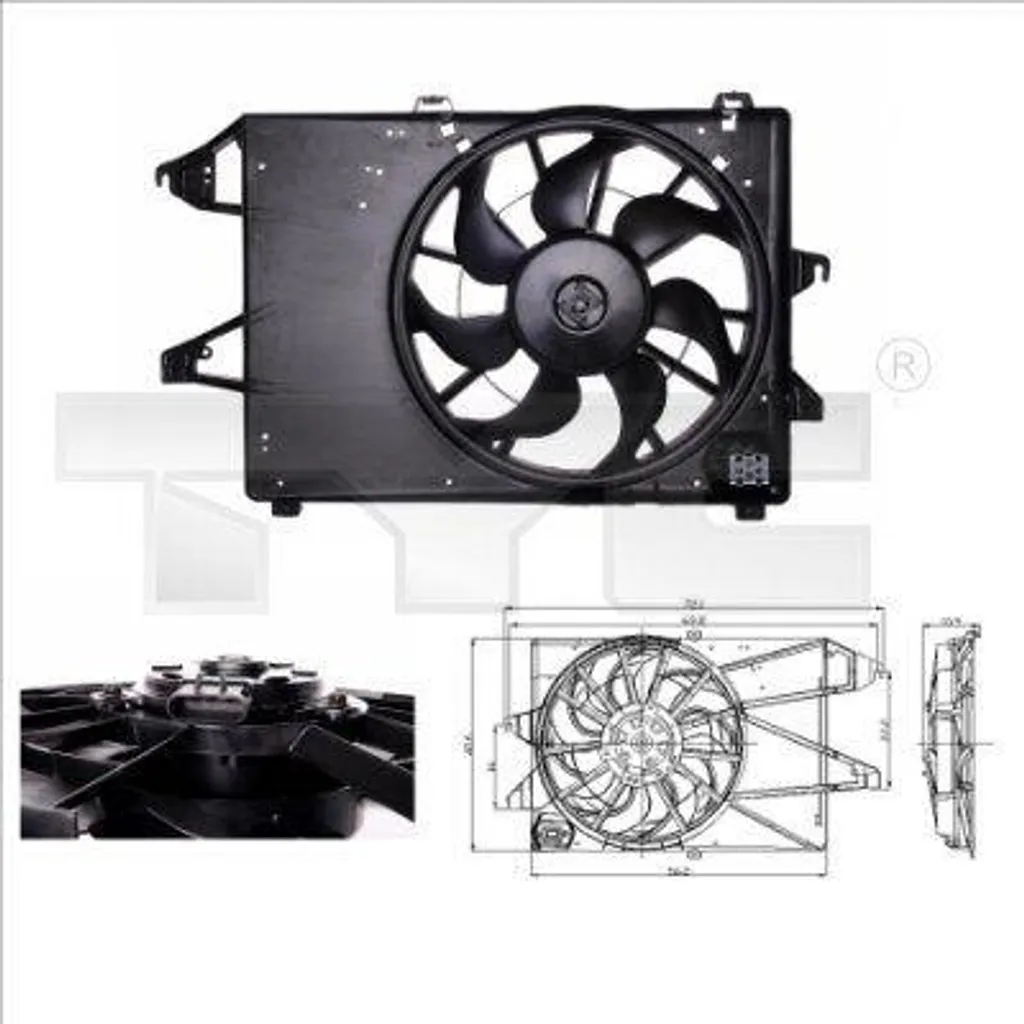 Réparer surchauffe moteur avec le ventilateur TYC 810-0009 Mondeo