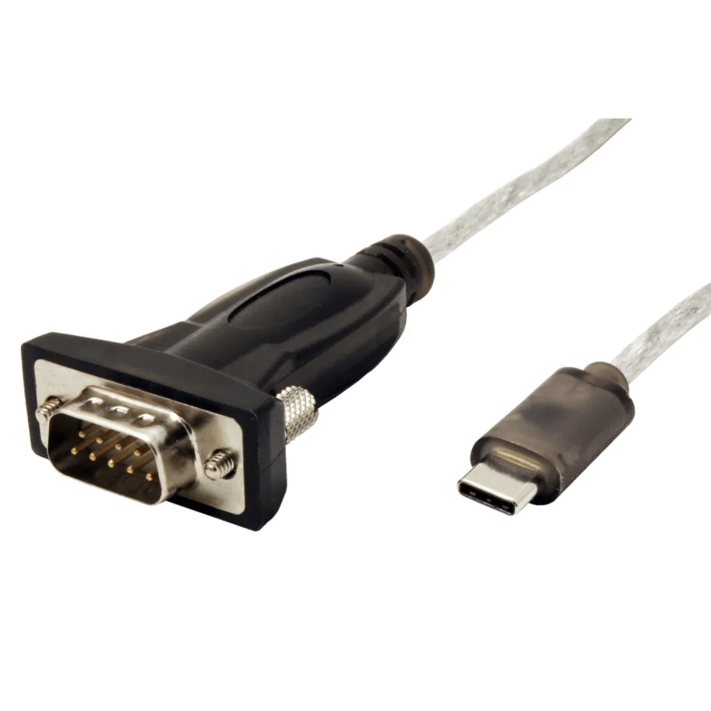 Câble de Connexion RS-232 pour USB-C ROLINE 12.02.1164 1,8m Noir PC