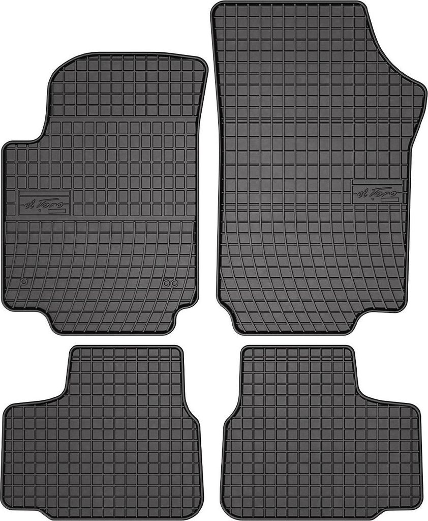 2011-2025 Tapis de sol Seat Mii TPE noir 4pcs Image du produit 