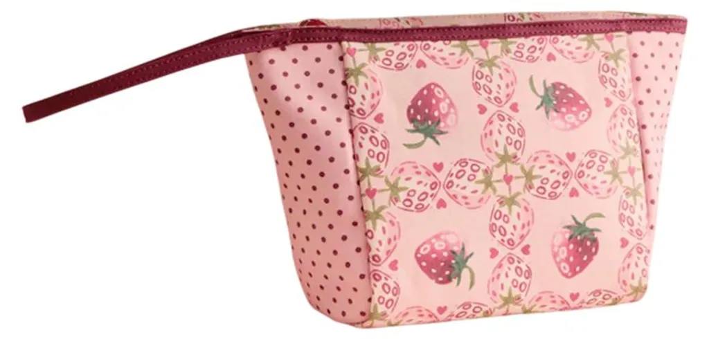 Pochette anti-vrac pour sac à main - Trousse Coton Rose CT233 Fraise