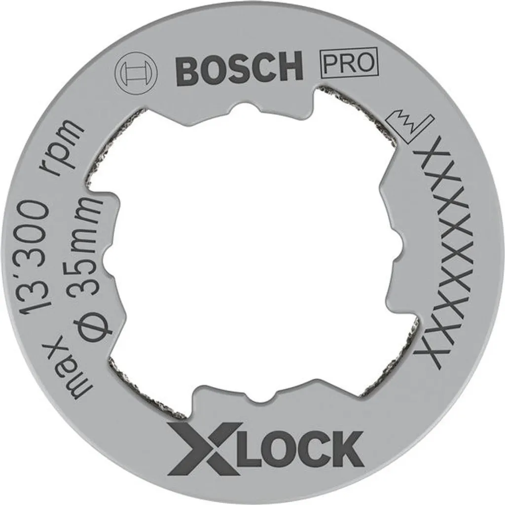 Punta Diamantata a Secco Bosch PRO Ceramic 35x35 mm X-Lock 2608599035