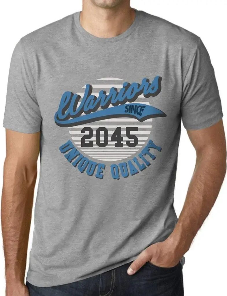 Herren Grafik T-Shirt Krieger seit 2045 – Warriors Since 2045 – Öko-Verantwortlich Vintage Jahrgang Kurzarm Lustige Druck Geburtstag Geschenk ...