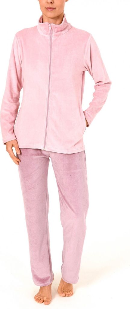 Damen Hausanzug Homewear Nicky Velvet - 57678;altrose,44