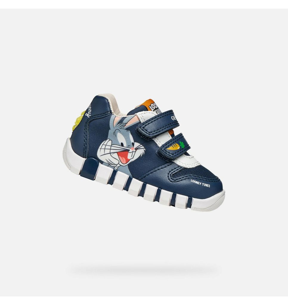 Geox Dunkelblaue Lauflernschuhe für Jungen von Iupidoo 21