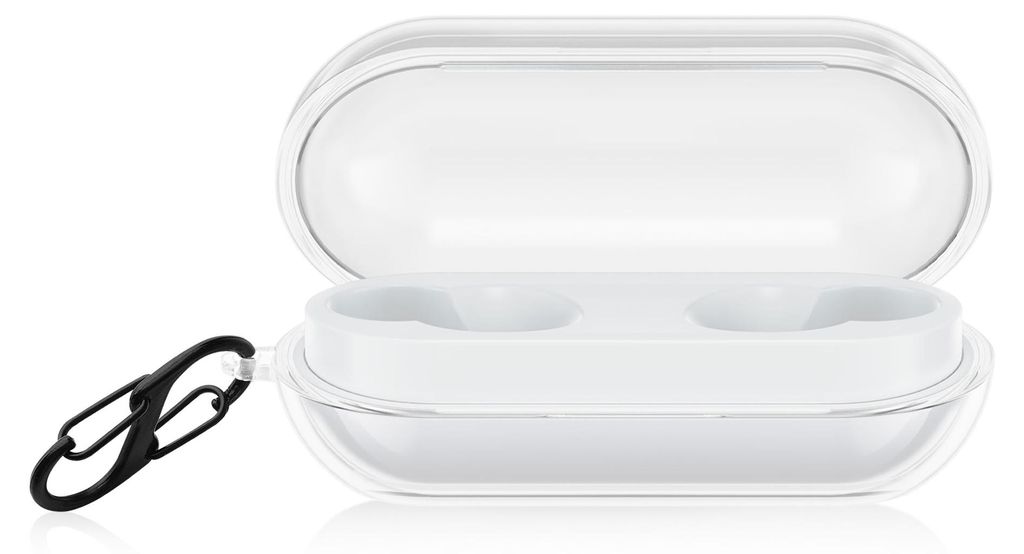 kwmobile Hülle für Sony WF-C500 Case - TPU Silikon Schutzhülle - Kopfhörer Cover - Transparent