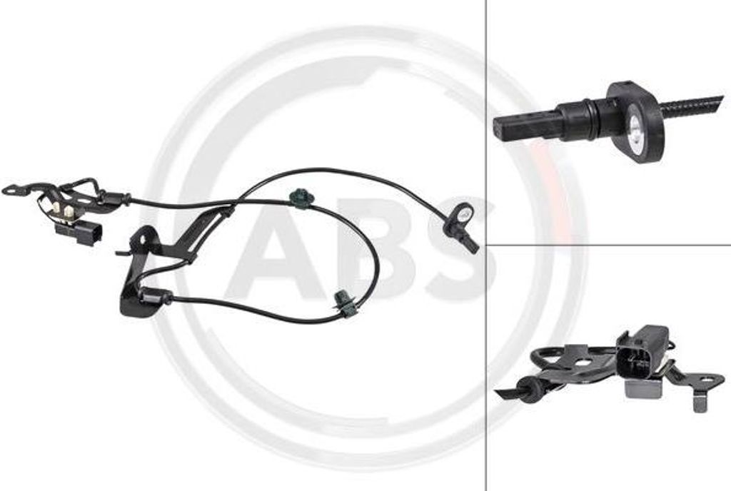 A.B.S. 31860 Raddrehzahlsensor OE 1814029 kompatibel mit Ranger