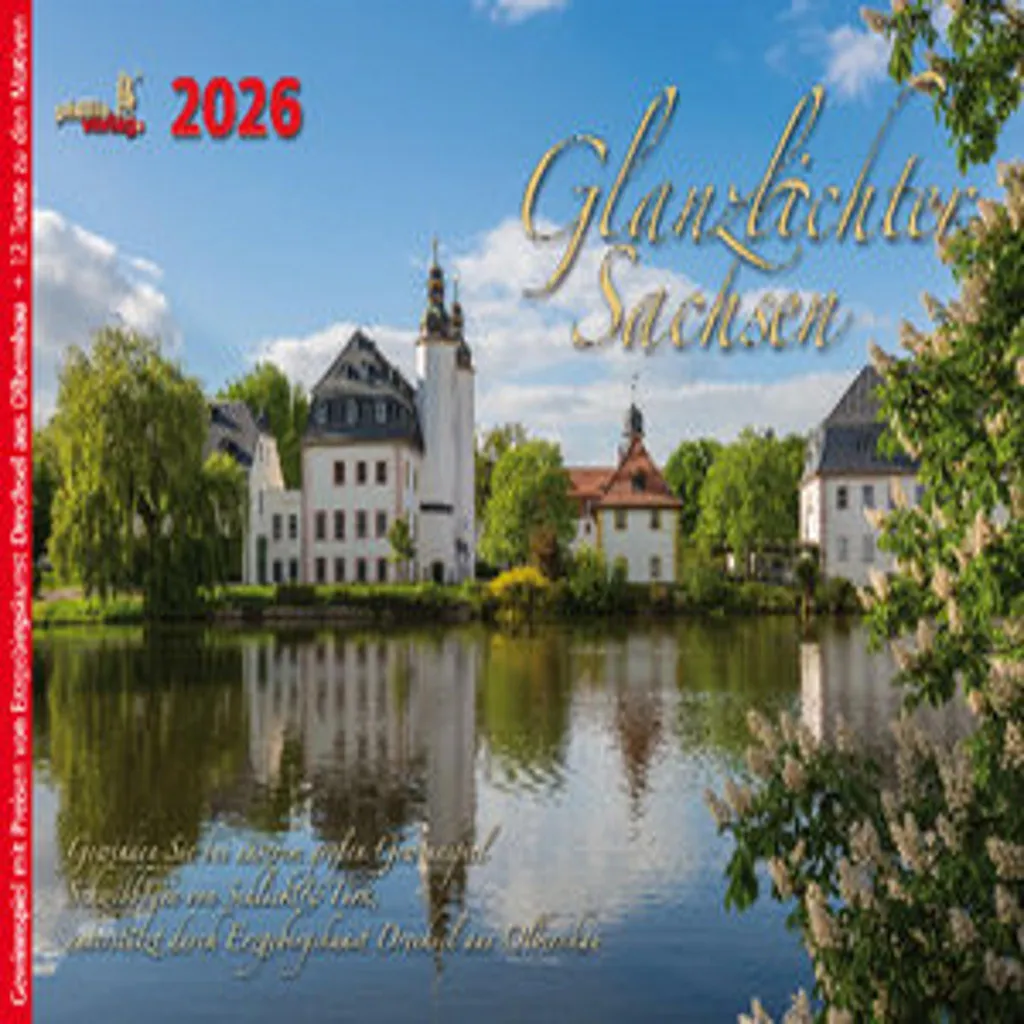 Splendeurs de Saxe 2026 : Calendrier Artistique en Papier Premium
