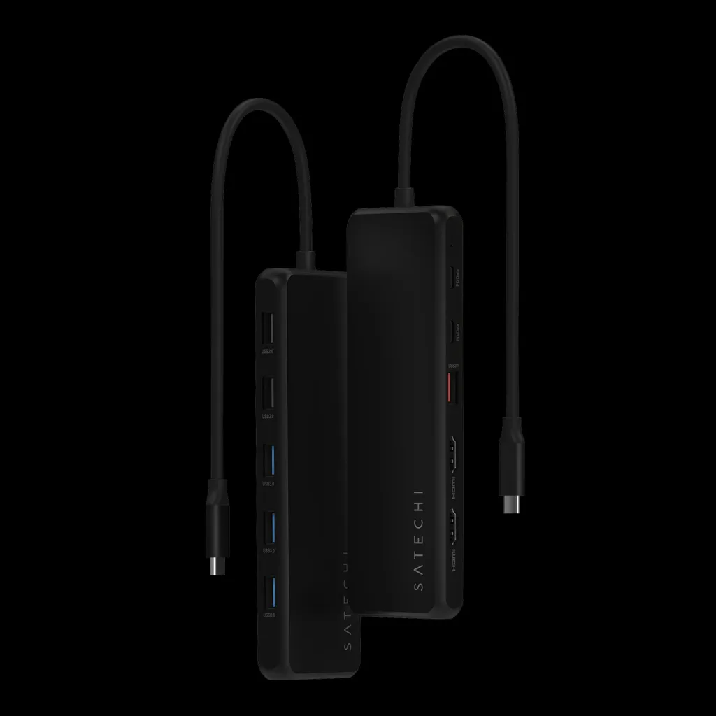 Hub USB-C Satechi 13-en-1 : Solution Triple Écran pour PC Windows Manque Ports - 2