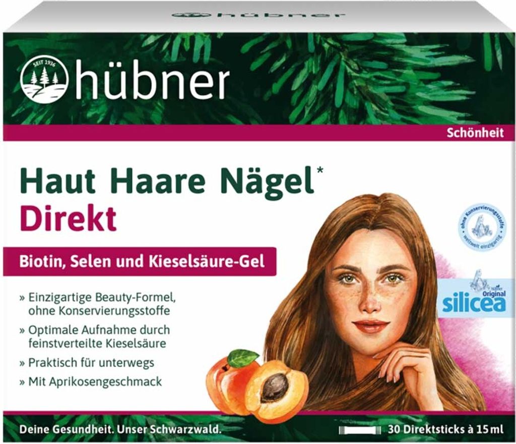 Haut Haare Nägel - Direkt Aprikose 30 Sticks 450ml Produktbild 