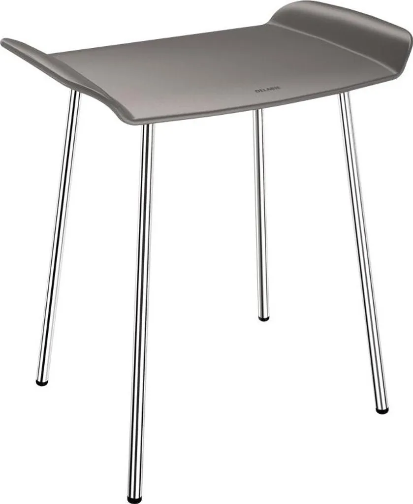 Évitez les chutes en douche avec le tabouret Be-Line Delabie anthracite