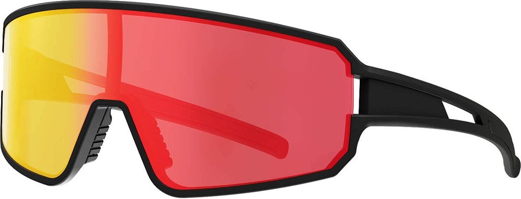 Polarisierte Fahrradbrille für Damen und Herren, UV400-Radsport-Sonnenbrille – Sportbrille für Fahrrad, Baseball, Laufen, MTB
