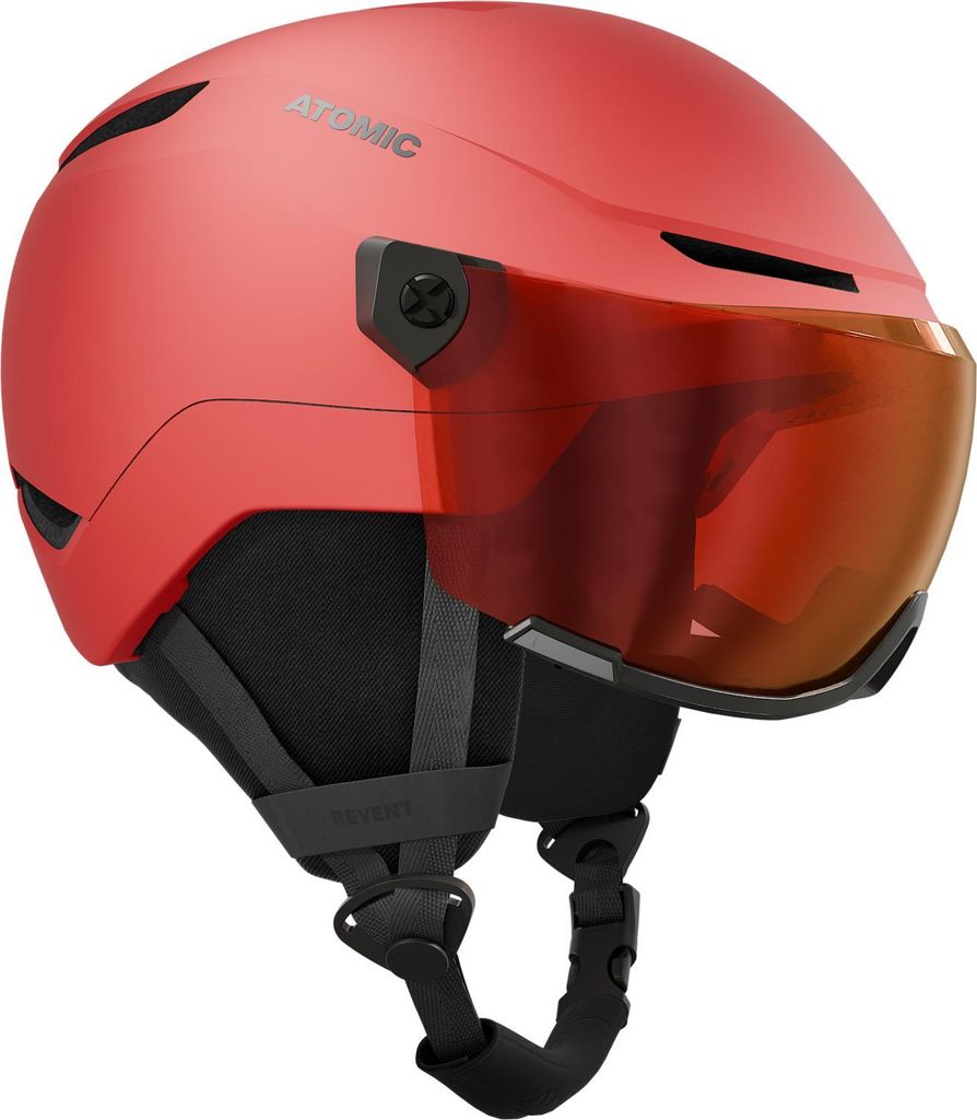 Atomic REVENT VISOR JR Red/ 51-55