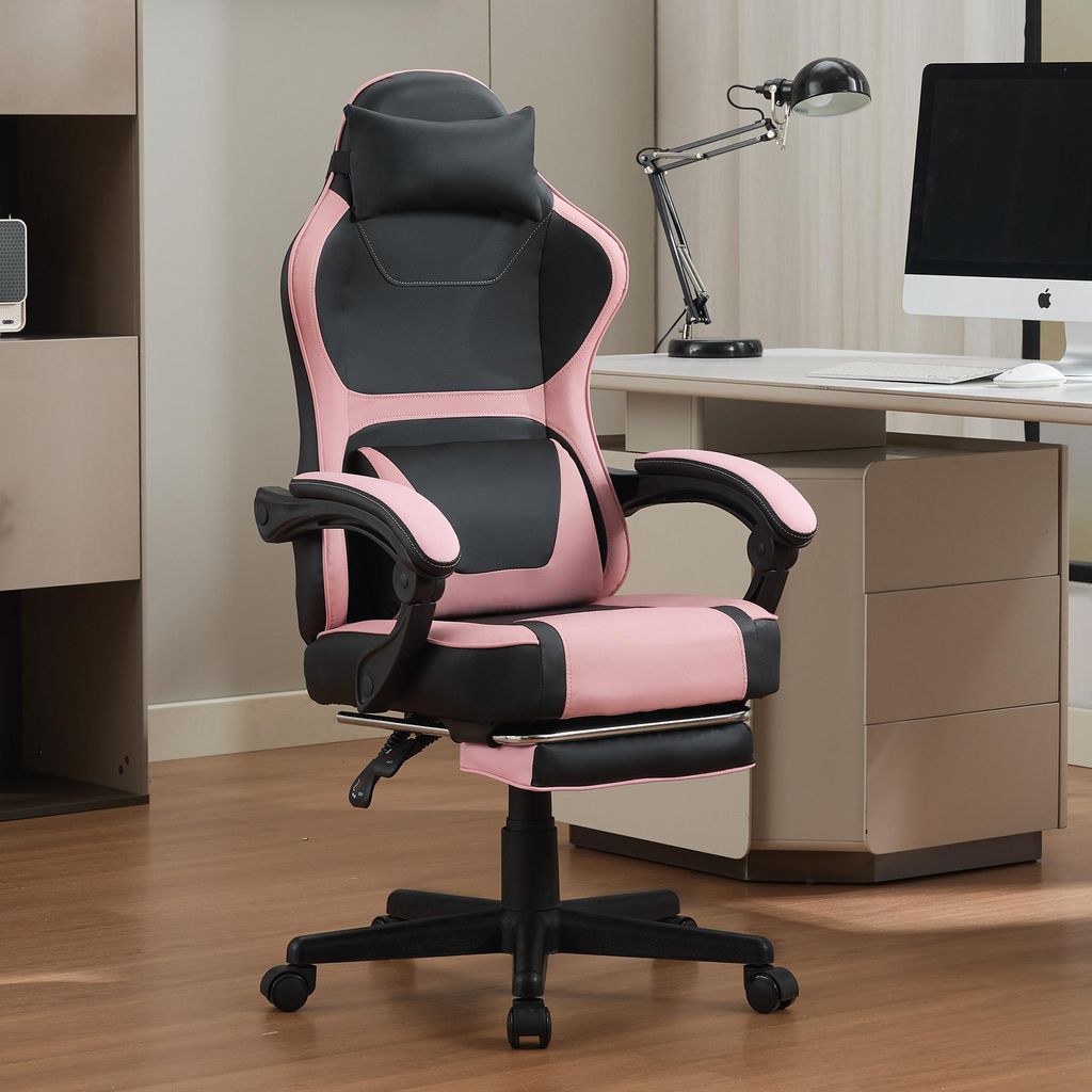 Eleganter Smart-Gaming-Sessel mit Aufbewahrungstasche, feiner Naht, 3-stufiger er Gaslift (TUV/SGS), hoher Sitzkomfort