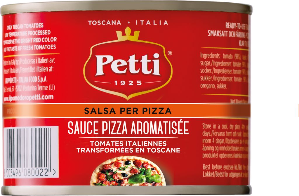 Pizzasauce 200 g - Petti Produktbild 