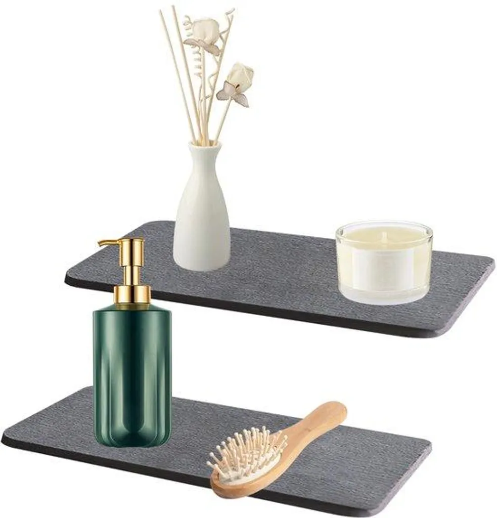Organisateur d'évier : Tapis antidérapant pour éponge et liquide vaisselle