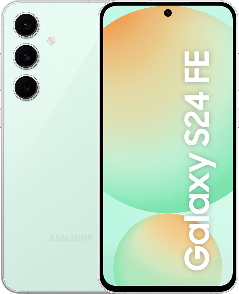Samsung Galaxy S24 FE, 17 cm (6.7"), 8 GB, 128 GB, 50 MP, Android 14, Mintfarbe