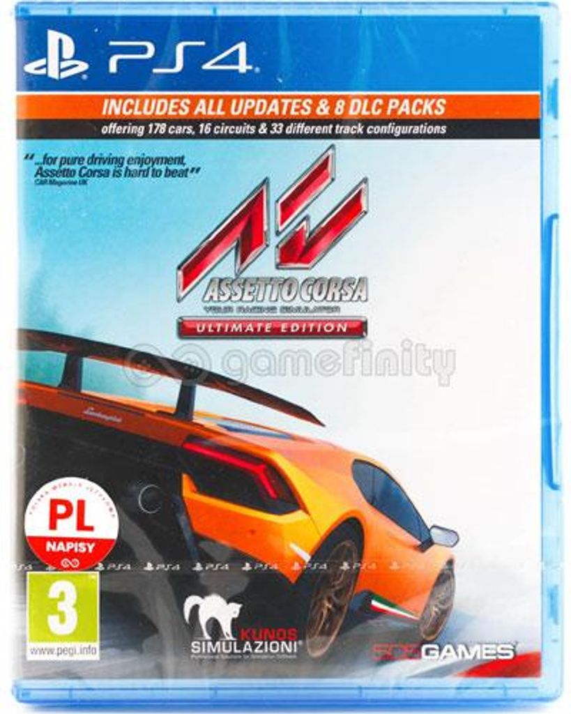 505 Games Assetto Corsa - Ultimate Edition, PlayStation 4, Produktbild 