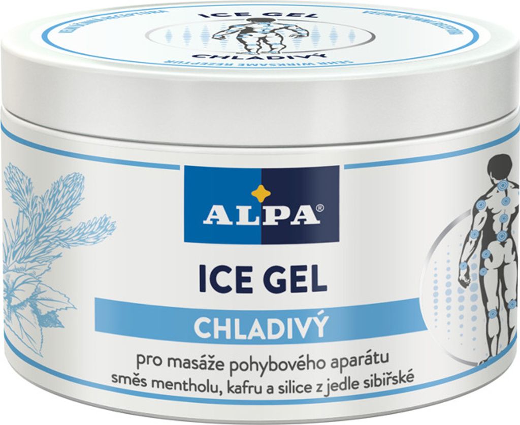 ALPA ICE GEL 250ml mit Menthol, Kampfer und sibirischem Produktbild 