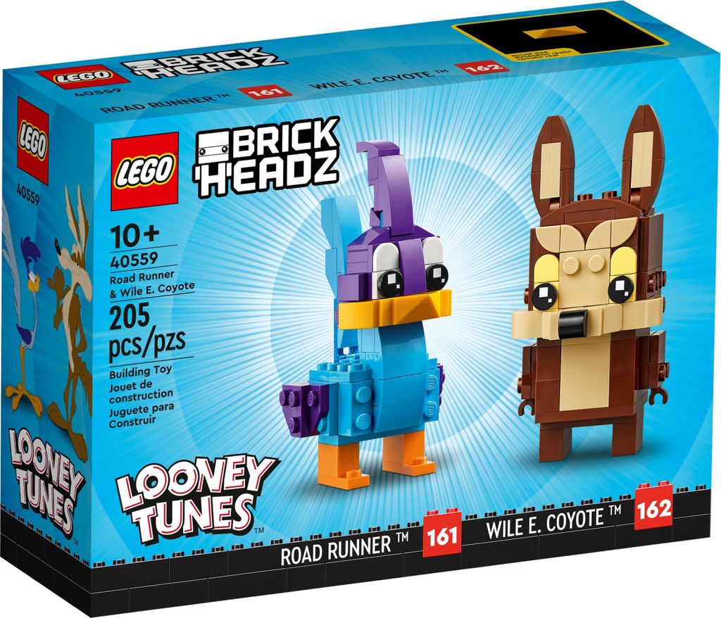 Lego 40559 Brickheadz Loony Tunes - Road Runner & Wile E. Image du produit 