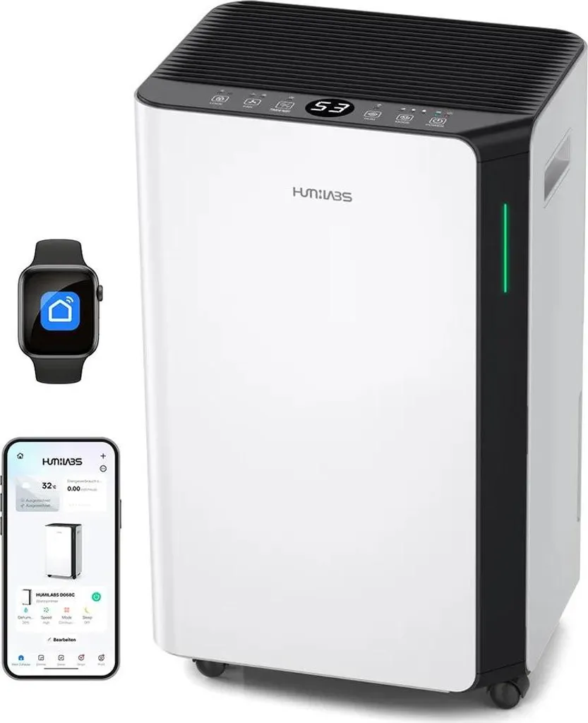 Déshumidificateur d'air OL20-BD068CF - Capacité 20L et Cuve de 4,5L