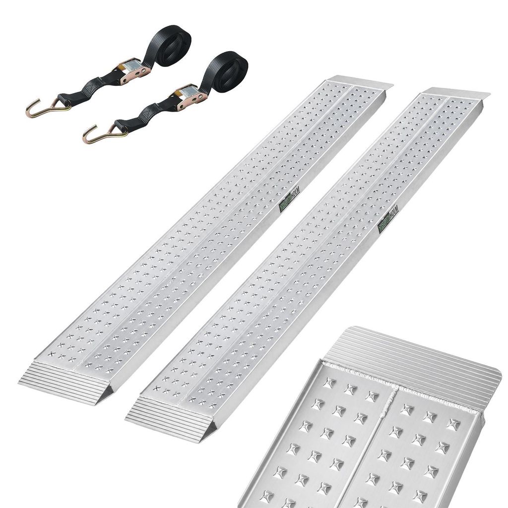 TRUTZHOLM 2x Auffahrrampen 200 x 28 cm 540 kg Alu gelocht Produktbild 