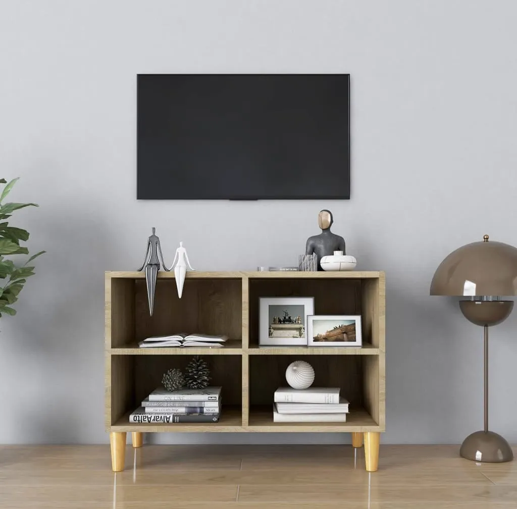 Mobile Porta TV Legno Rovere Sonoma - Angolo Cinema The Living Store