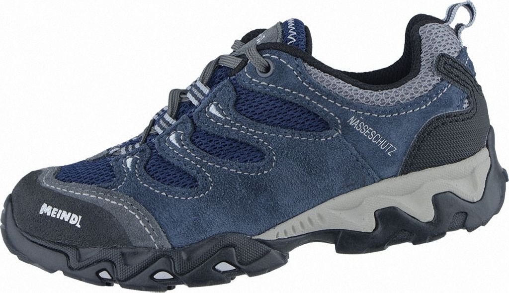 Meindl Tarango Junior Jungen Velour Mesh Outdoorschuhe marine, Meindl Gummiprofilsohle, 4438174/35